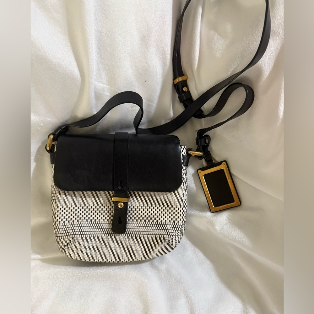 Marc by Marc Jacob’s Black and White Crossbody Bag. Read Description!